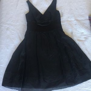 A line knee length dress